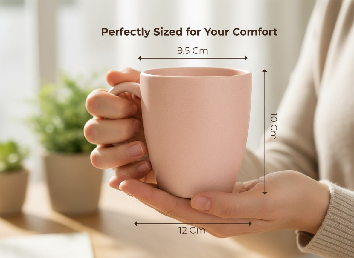 TurtleTales HuskMade Premium Eco Kit - Rice Husk Mug + Planter Gift Set