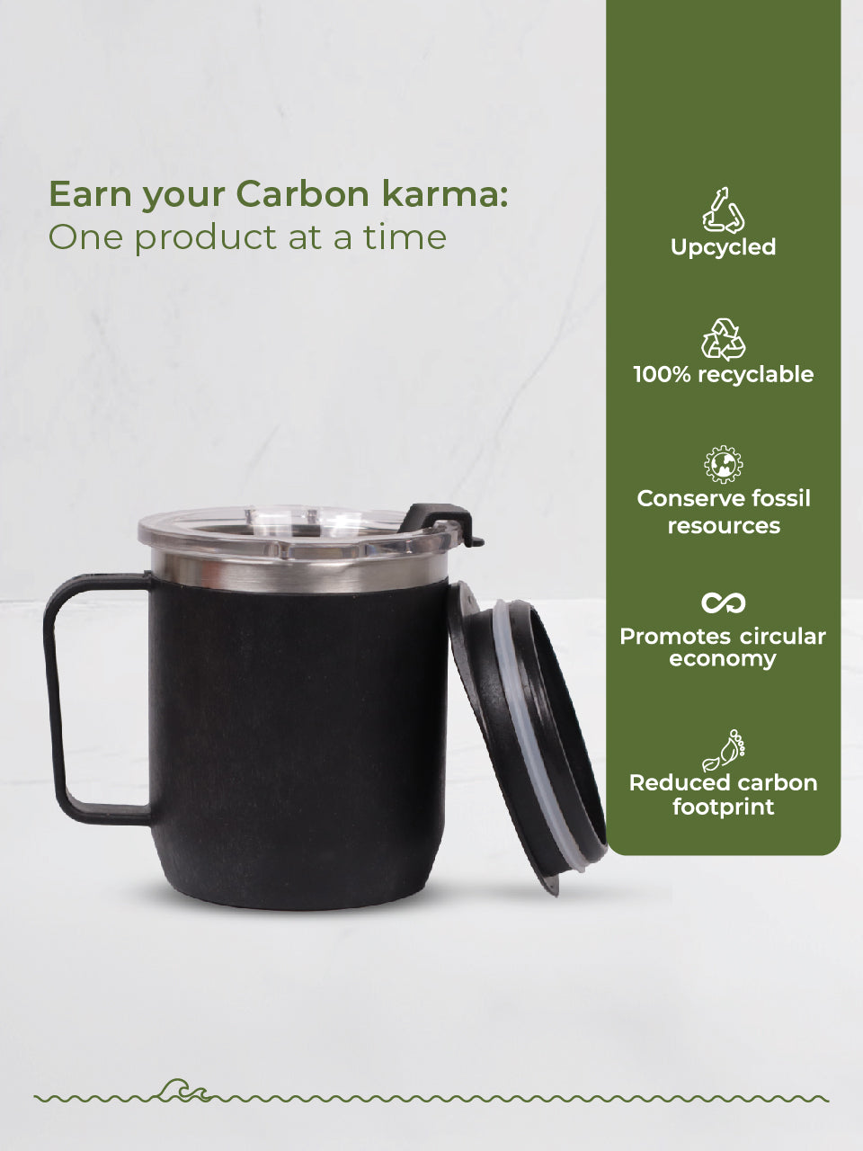 Sage Mug - Black