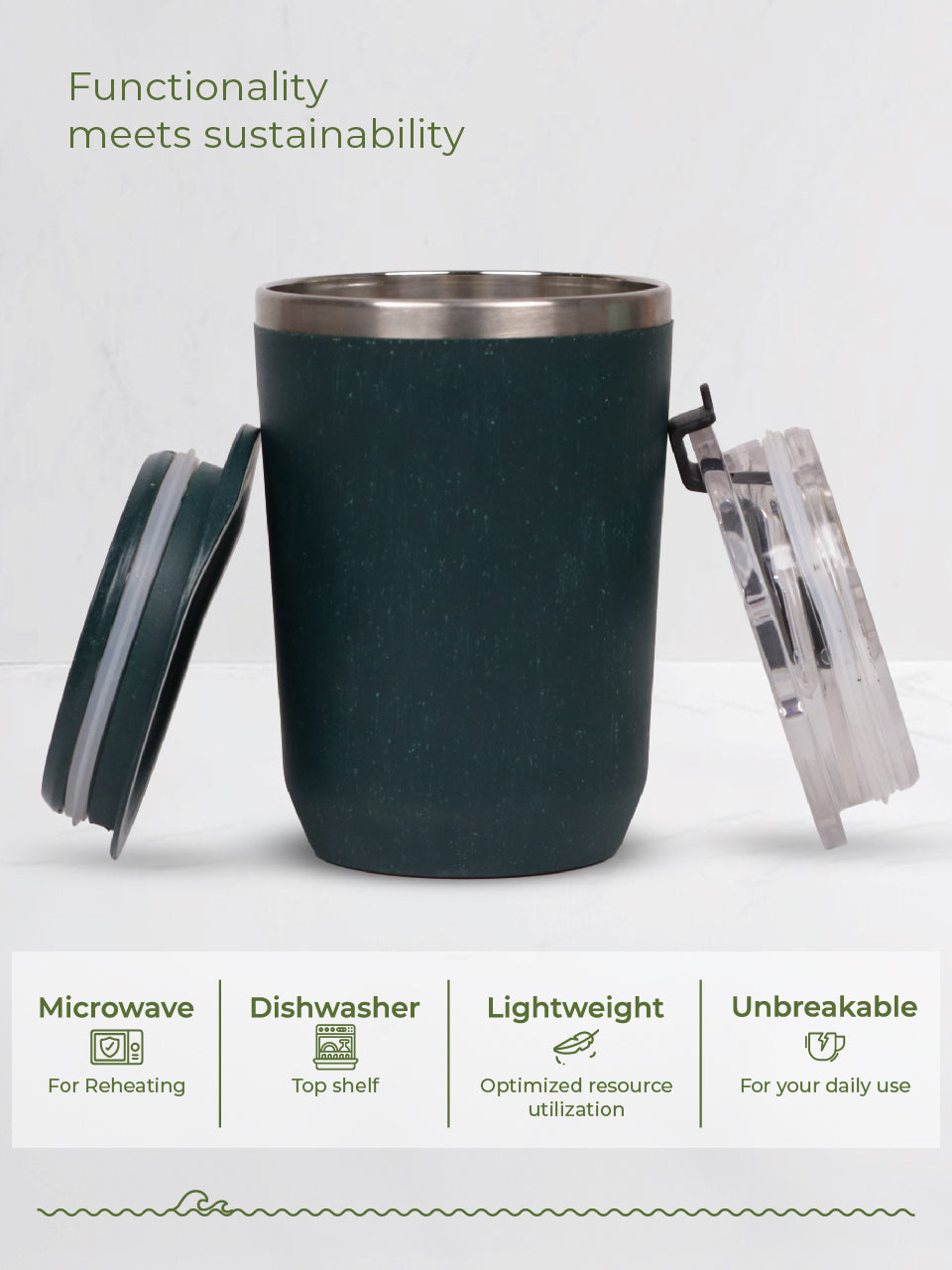 Lido Sipper - Olive Ridley Green