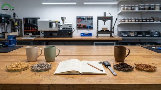 The Coffee Chaff Question: What Our R&D Trials Tell Us About TurtleTales Multi-Feedstock Future