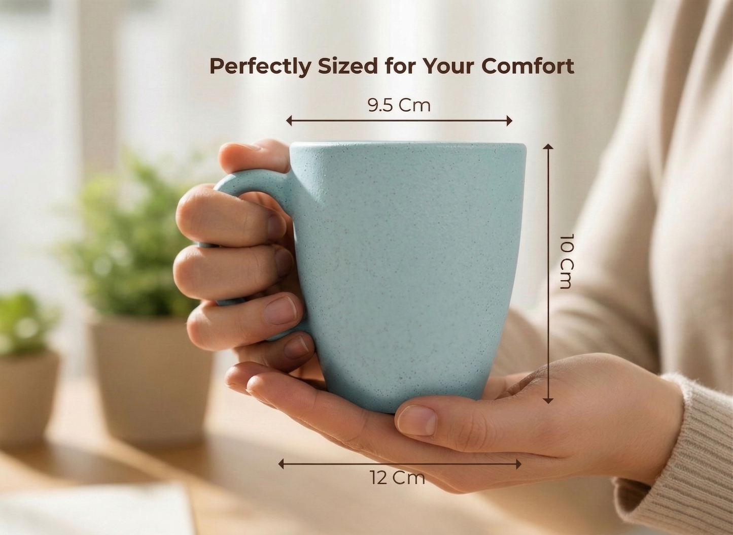TurtleTales HuskMade Premium Eco Kit - Rice Husk Mug + Planter Gift Set