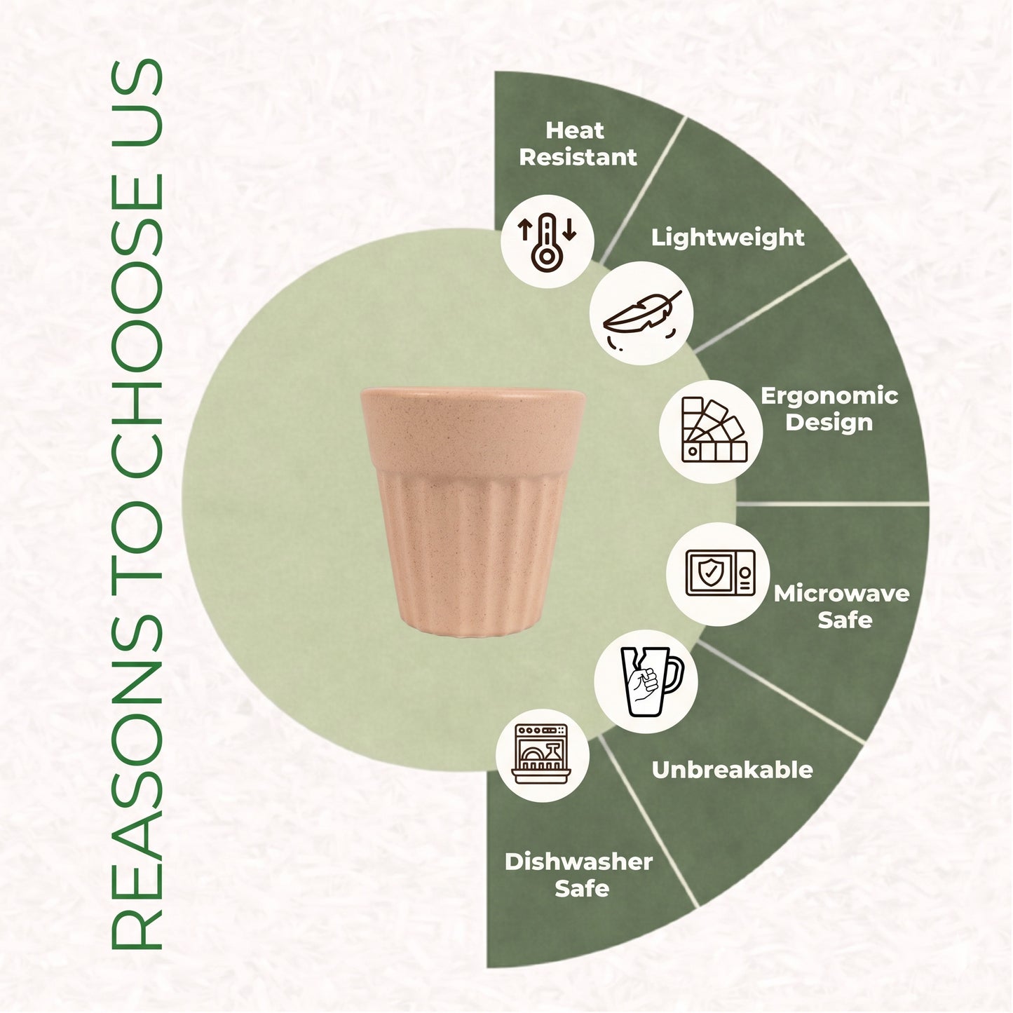We Love Nature - BPA free, FDA certified, upcycled rice husk, supports local farmers
