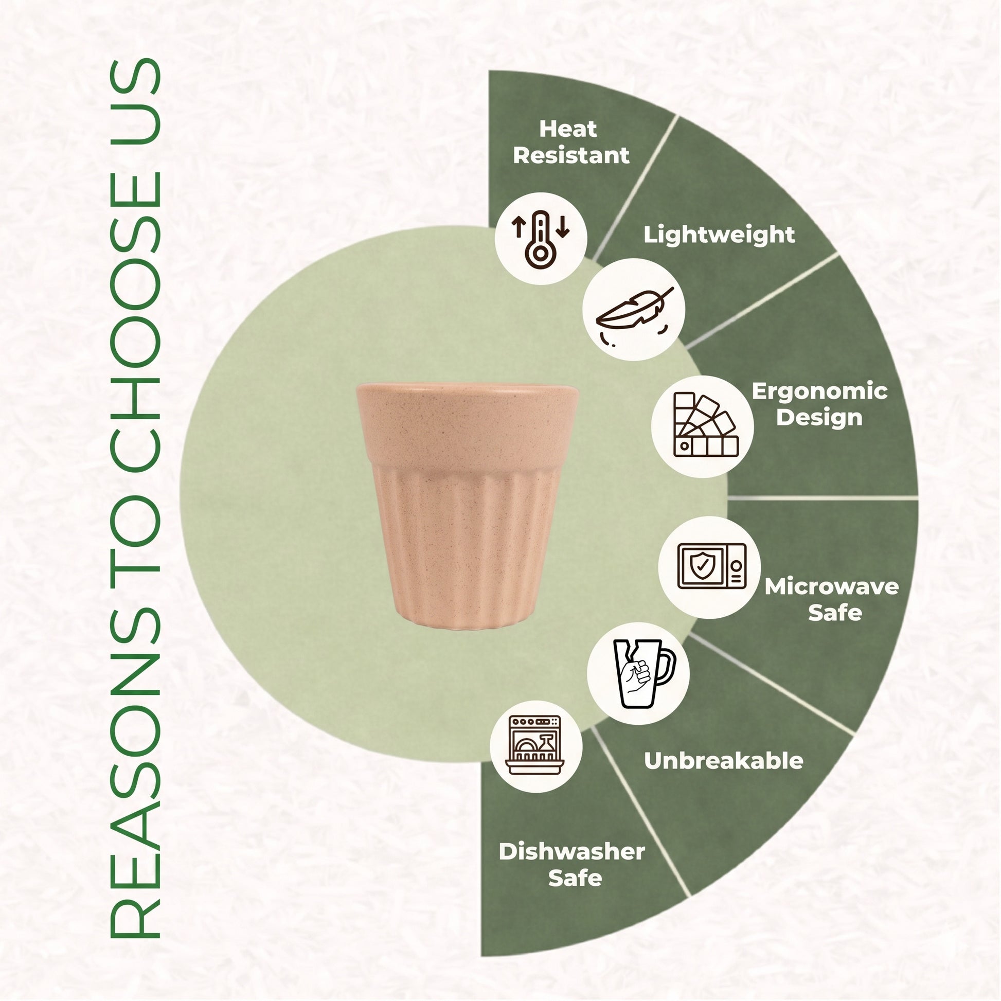We Love Nature - BPA free, FDA certified, upcycled rice husk, supports local farmers