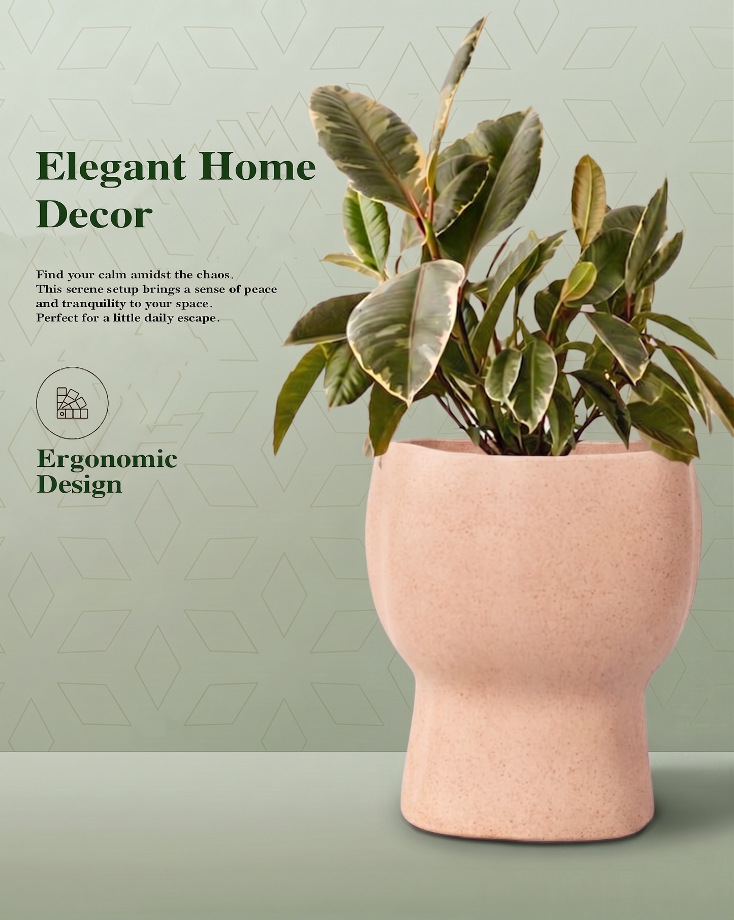 TurtleTales HuskMade Premium Eco Kit - Rice Husk Mug + Planter Gift Set