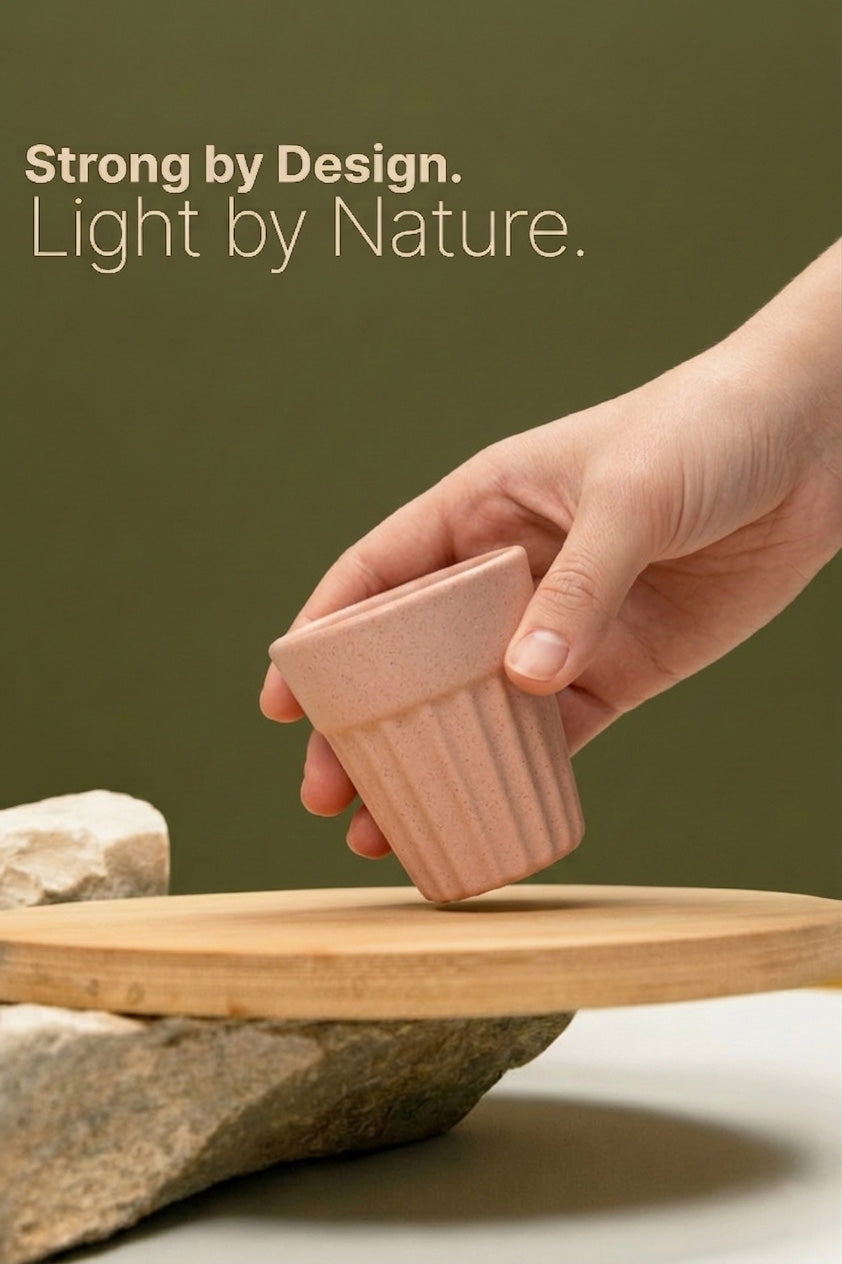 One swap, big impact - eco-friendly choice over single-use plastic cups