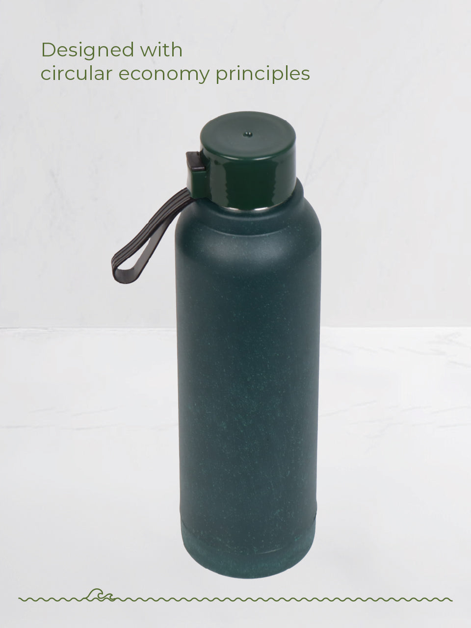 Aqua Rice Water bottle - Dark Green_Olive Green