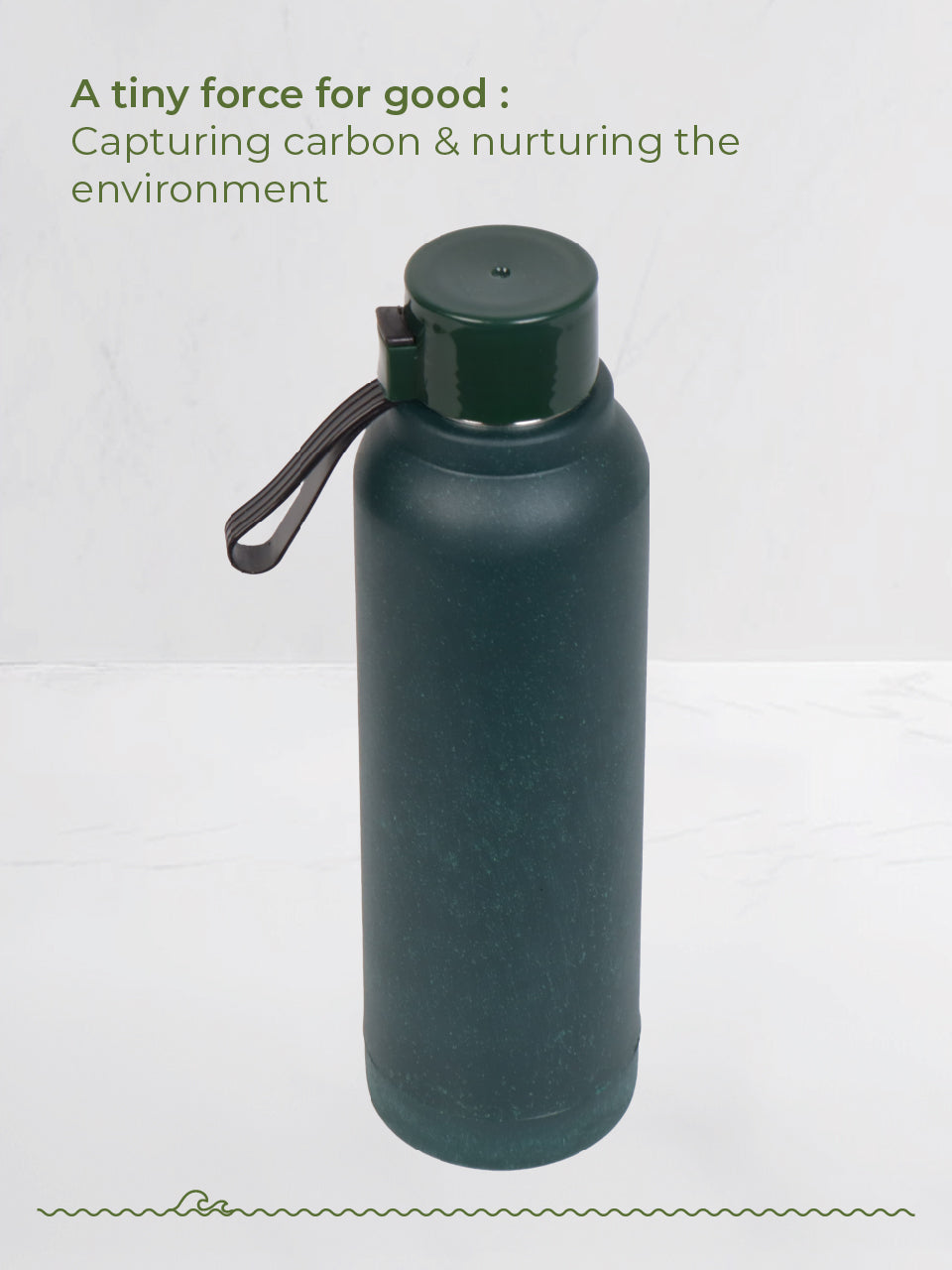 Aqua Rice Water bottle - Dark Green_Olive Green