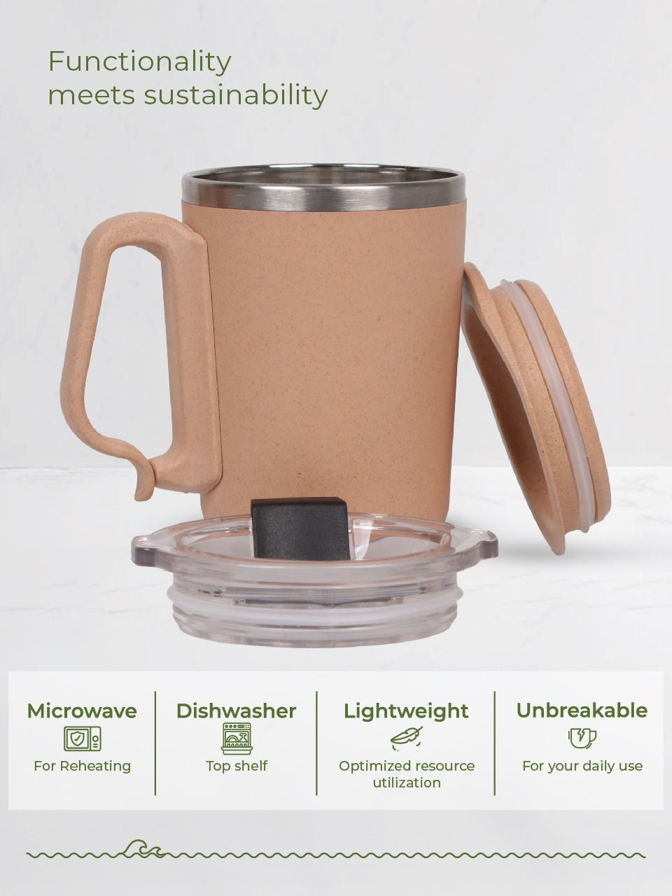 Lido Sipper with handle