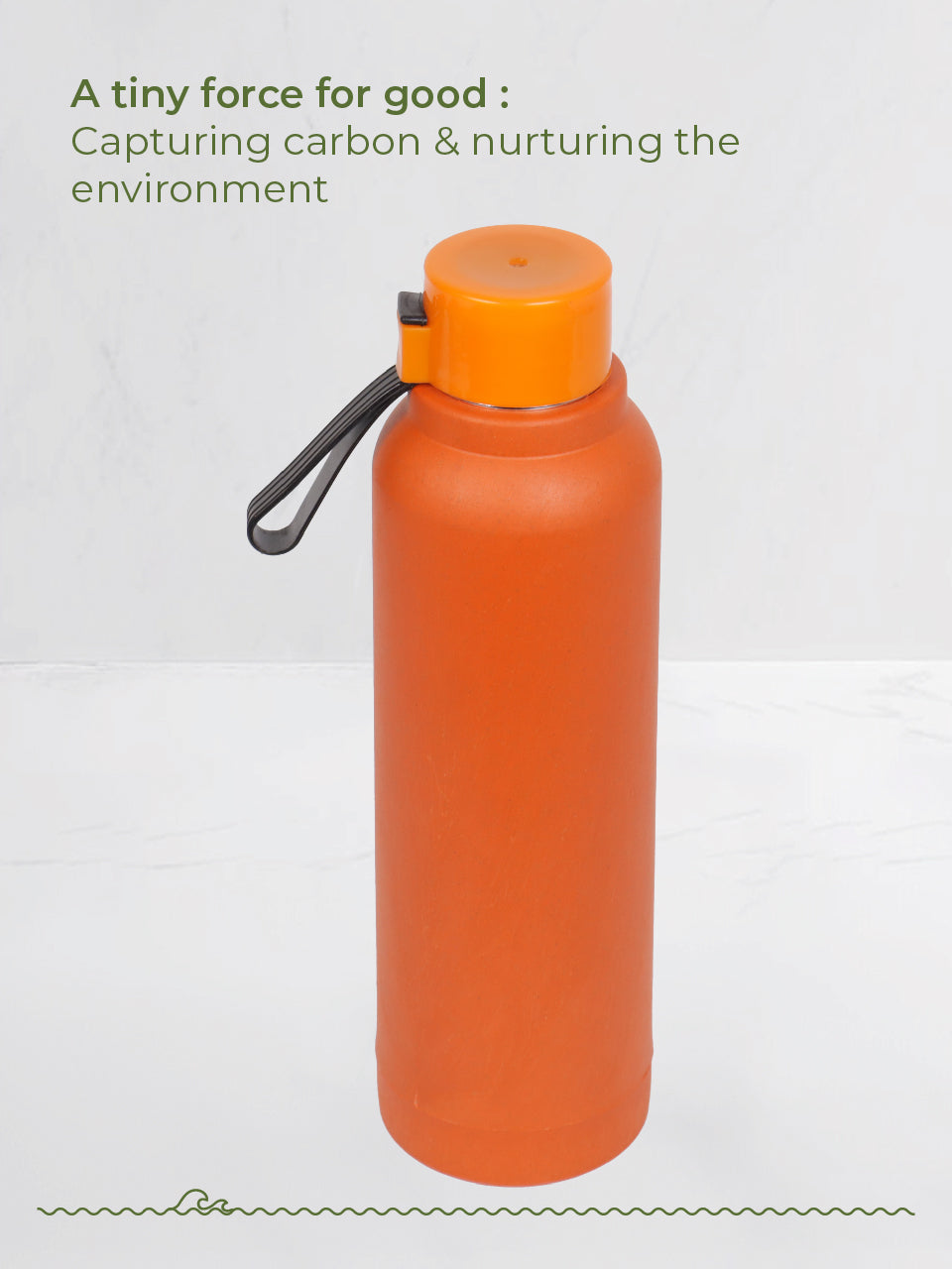 Aqua Rice Water bottle - Orange_Sunset Orange